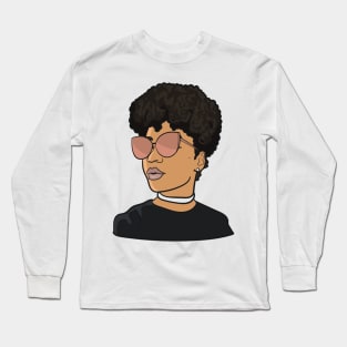 Black Woman Swagger Long Sleeve T-Shirt